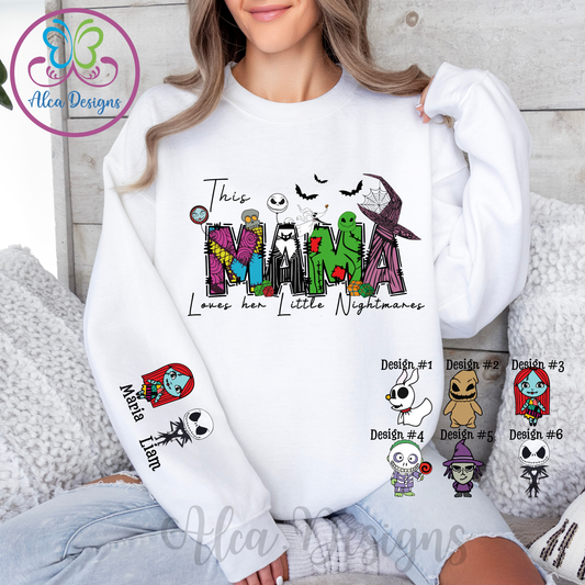 This Mama Loves Her Little Nightmares Hoodie/Crewneck