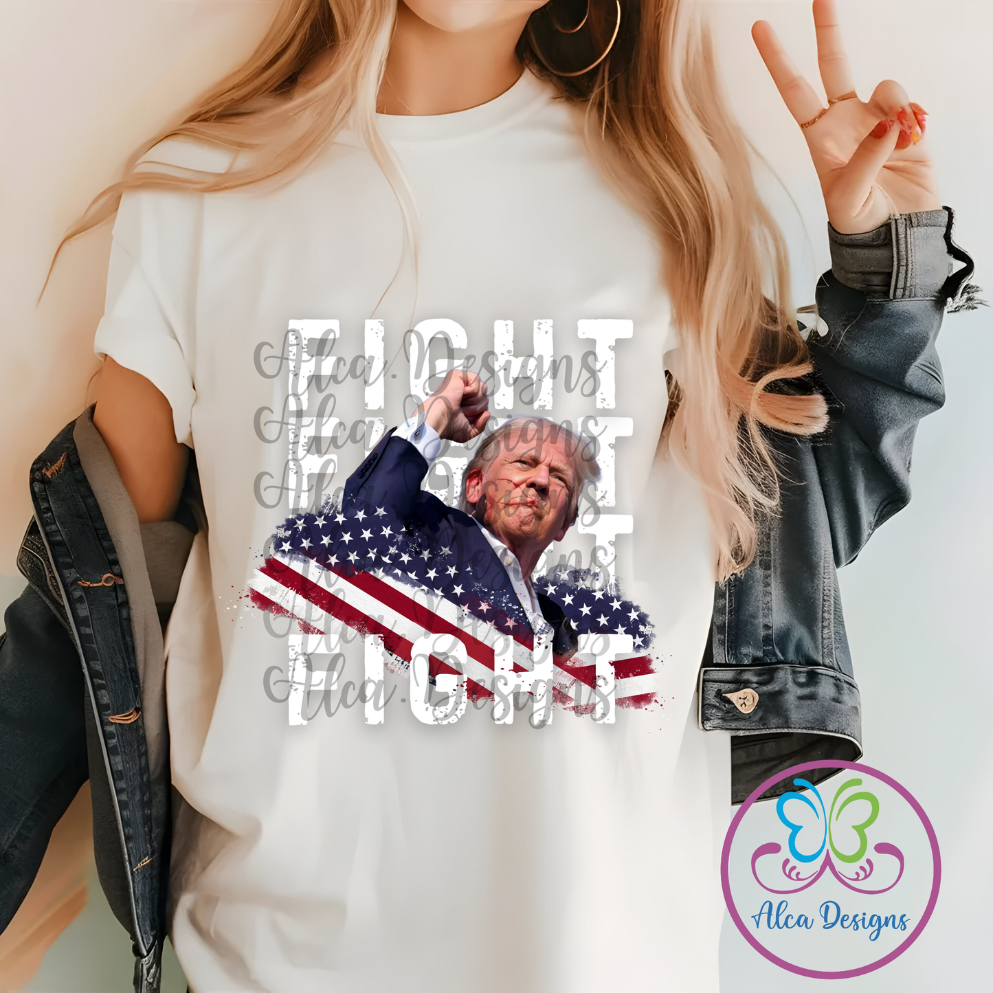 (DTF PRINT) Trump fight