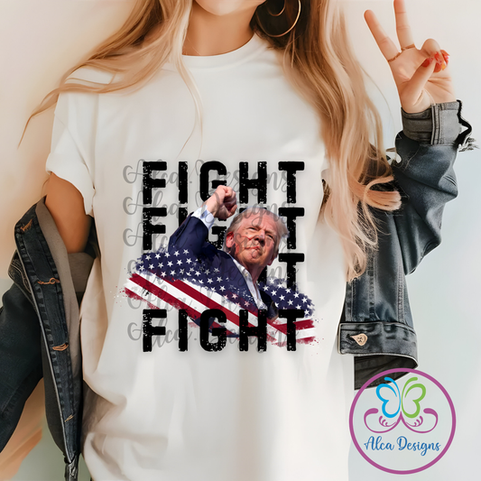 (DTF PRINT) Trump fight