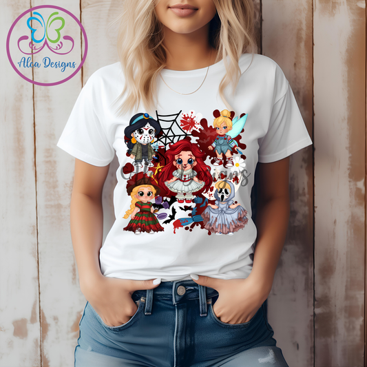 Spooky Disney Princesses T-Shirt